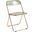 Lawrence Acrylic Folding Chair In Amber