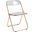 Lawrence Acrylic Folding Chair In Clear