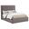 Lawson 55-Inch Upholstered Full Panel Platform Bed In Mushroom