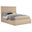 Lawson 55-Inch Upholstered Full Platform Bed In Light Saddle