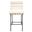 Layla Bar Stool In Ivory Leather