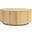 Layne 42 Inch Round Coffee Table with Casters In Natural