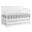 Lazio 4 In 1 Convertible Crib In Snow White