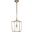 Maddox 9.75" Vintage Sliver 1 Light Pendant