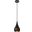 Nora 6" Black 1 Light Pendant
