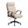 Leather Desk Chair In Antique Linen