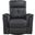Bristow Swivel Glider Reclining Chair In Black