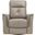 Bristow Swivel Glider Reclining Chair In Beige and Brown