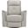 Bristow Swivel Glider Reclining Chair In Gray