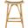 Leda Honey Brown Rattan Counter Stool