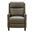 Ledger Push Thru The Arms Recliner In Olive