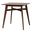 Leena Wood Counter Height Pub Table In Walnut Brown