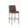Leighland Barstool In Havana Dark Brown