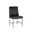 Leighland Dining Chair Set of 2 In Coal Black
