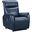 Leighton Lift Chair Recliner With Power Head Rest Power Lumbar And Lay Flat Mechanism In Marco Navy Blue