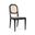 Leila Side Chair Set of 2 In Flat Black