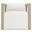 Leilani Outdoor Swivel Chair In Cream Boucle and Brown