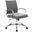 Benmar Leather Office Chair In Grey