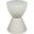 LeisureMod Boyd Light Grey Polypropylene Side Table