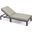 Leisuremod Chelsea Modern Aluminum Outdoor Chasie Lounge Chair With Cushions In Beige