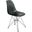 LeisureMod Cresco Black Molded Eiffel Side Chair