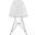 LeisureMod Cresco Clear Transparent Molded Eiffel Side Chair