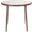 Devon Tree Design Glass Top Aluminum Base Indoor Outdoor Bistro Dining Table In Brown