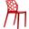 LeisureMod Dynamic Red Dining Chair