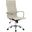 LeisureMod Harris Tan Leatherette High Back Office Chair