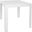 Mace Weave Design Outdoor Bistro Table In White