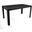 Mace Weave Design Outdoor Dining Table In Black