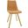 Leisuremod Markley Modern Leather Dining Chair With Gold Legs MCG18BR