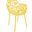 Modern Devon Aluminum Chair In Yellow
