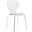 LeisureMod Oyster Clear Transparent Side Chair