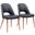 Leith Dining Chair Set of 2 In Black