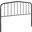 Lennon Metal King Headboard In Black