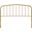 Lennon Twin Metal Headboard In Gold