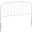 Lennon Twin Metal Headboard In White