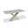 Lenvik Dining Table In Brown and White