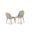 Lenvik Side Chair Set of 2 In Brown