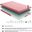 Leo 7 Inch Pink Full Gel-Infused Memory Foam Mattress and Pillow Set