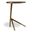 Leo End Table In Antique Brass