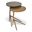 Leo Nesting Set In Antique Brass And Antique Copper