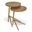 Leo Nesting Set In Antique Brass