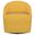 Leon Upholstered Barrel Accent Swivel Chair In Mustard Yellow