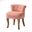 Lera Vanity Stool In Pink
