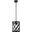 Levante 1 Light Pendant In Black LD7073D9BK