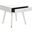 Levinson White Gold Cap End Table