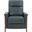 Lewiston Push Thru The Arms Recliner In Blue Gray