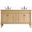 Lexington 60 Inch Double Bathroom Vanity In Antique Beige
